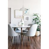 Lunescent Lighting Gair 1 Light Steel Pendant