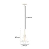 Lunescent Lighting Band Black Iron Prism Pendant Light