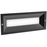 Lunescent Lighting Frosted Recessed 13W LED Outdoor Wall Light