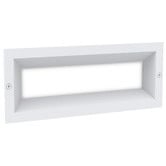Lunescent Lighting Frosted Recessed 13W LED Outdoor Wall Light