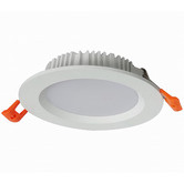 Lunescent Lighting White Round LED Fixed Downlight