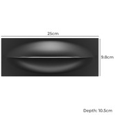 Lunescent Lighting Eyelid Recessed 13W LED Outdoor Wall Light