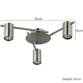 Lunescent Lighting Meira Adjustable 3 Light Spotlight