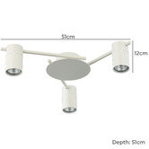 Lunescent Lighting Meira Adjustable 3 Light Spotlight