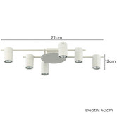 Lunescent Lighting Meira Adjustable 6 Light Spotlight
