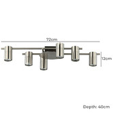 Lunescent Lighting Meira Adjustable 6 Light Spotlight