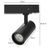 Lunescent Lighting 4 Wire 3 Circuit 15W LED Tracklight