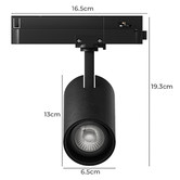Lunescent Lighting 3 Wire 1 Circuit 15W LED Tracklight