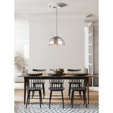 Lunescent Lighting Tiled Armis 40cm Iron Pendant Light