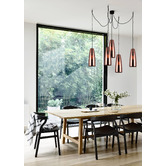 Lunescent Lighting Belah Eclipse 1 Light Glass Pendant