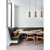 Lunescent Lighting Belah Eclipse 1 Light Glass Pendant