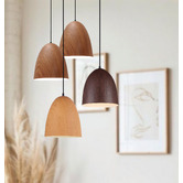 Lunescent Lighting Ligna 28cm Aluminium Pendant Light
