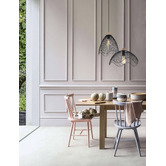Lunescent Lighting Black Scandal 1 Light Iron Pendant
