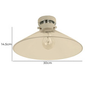 Lunescent Lighting 14.5cm DIY Glass Batten Light