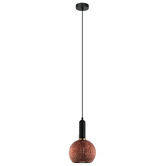 Lunescent Lighting Pelota 1 Light Glass Pendant