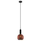 Lunescent Lighting Pelota 1 Light Glass Pendant