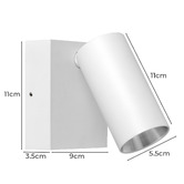 Lunescent Lighting Single Adjustable LED Pillar Light