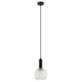 Lunescent Lighting Pelota 1 Light Glass Pendant