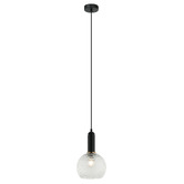 Lunescent Lighting Pelota 1 Light Glass Pendant