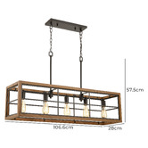 Lunescent Lighting Banquet 5 Light Pendant