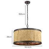 Lunescent Lighting Barrique 6 Light Pendant