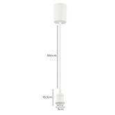 Lunescent Lighting DIY Suspension 1 Light Pendant