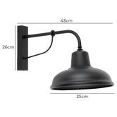 Lunescent Lighting Deksel Mount Wall Light
