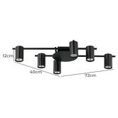 Lunescent Lighting Meira Adjustable 6 Light Spotlight