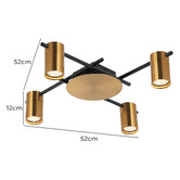 Lunescent Lighting Meira Adjustable 4 Light Spotlight