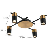 Lunescent Lighting Meira Adjustable 4 Light Spotlight