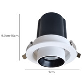 Lunescent Lighting Tele Aluminium LED Retractable Spotlight