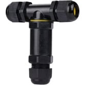 Lunescent Lighting T-Shaped 3 Way Cable Connector
