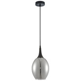 Lunescent Lighting Brote Glass &amp; Iron Pendant Light
