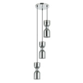 Lunescent Lighting Clessidra Iron 3 Light Pendant