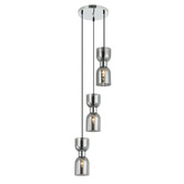 Lunescent Lighting Clessidra Iron 3 Light Pendant