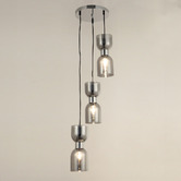 Lunescent Lighting Clessidra Iron 3 Light Pendant