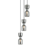 Lunescent Lighting Clessidra Iron 3 Light Pendant