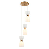 Lunescent Lighting Clessidra Iron 3 Light Pendant