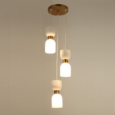 Lunescent Lighting Clessidra Iron 3 Light Pendant