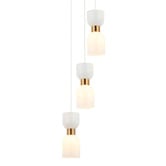 Lunescent Lighting Clessidra Iron 3 Light Pendant