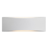 Lunescent Lighting Bristol Aluminium Tri-Colour LED Up/Down Wall Light