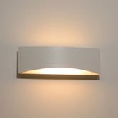 Lunescent Lighting Bristol Aluminium Tri-Colour LED Up/Down Wall Light