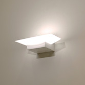 Lunescent Lighting Helsinki Aluminium Tri-Colour LED Wall Light