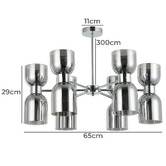 Lunescent Lighting Clessidra 12 Light Pendant