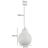 Lunescent Lighting Marrakesh Bell Iron Pendant Light