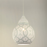 Lunescent Lighting Marrakesh Bell Iron Pendant Light