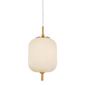 Lunescent Lighting Nahia Capsule Iron Pendant Light