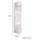 Lunescent Lighting Idra Iron Up/Down Wall Light