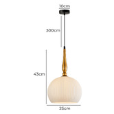 Lunescent Lighting Fuller Iron Pendant Light