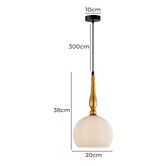 Lunescent Lighting Fuller Iron Pendant Light